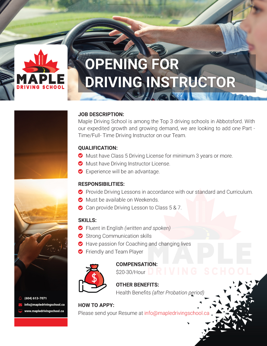 Driving Instructors Regina